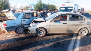 Akçakale yolunda kaza 