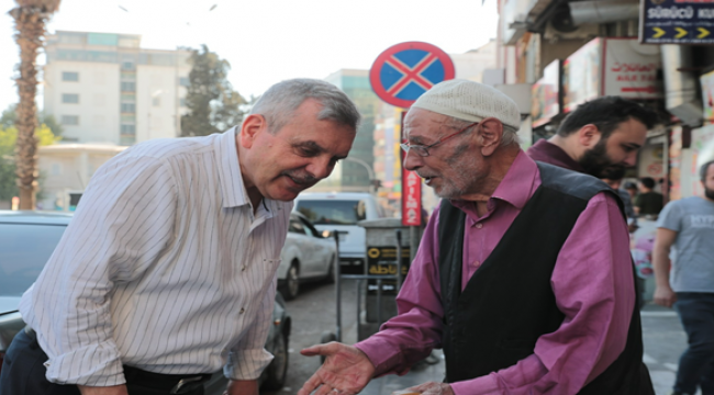 Başkan Beyazgül'den esnaf ziyareti