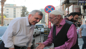 Başkan Beyazgül'den esnaf ziyareti