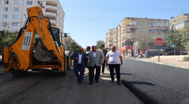 Başkan Beyazgül sahada devam eden çalışmaları inceledi