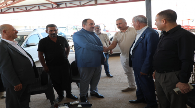 Başkan Ekinci Mesaiye Oto Galericiler Esnafını Ziyaret Ederek Başladı
