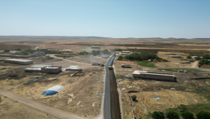 Büyükşehir Belediyesinden ilçelerde sathi asfalt çalışması 