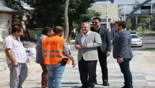 Büyükşehir'den Bahçelievler Mahallesinde Çevre Düzenlemesi