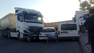 Cumhuriyet tesislerinde zincirleme kaza!