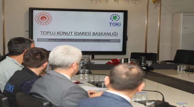 Deprem TOKİ Konutları Hızla Yükseliyor 