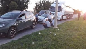 Göbeklitepe kavşağında kaza