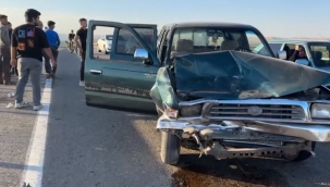 Halfeti-Birecik yolunda kaza!