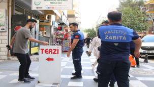 Haliliye'de Kaldırım İşgallerinin Önüne Geçiliyor 