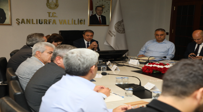 OSB'lere su götürme projesi toplantısı gerçekleştirildi