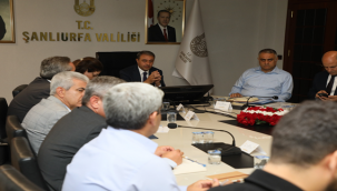 OSB'lere su götürme projesi toplantısı gerçekleştirildi