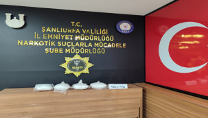 Şanlıurfa'da 2 kilo 800 gram skunk ele geçirildi