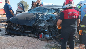 Şanlıurfa'da feci kaza, 1 ağır yaralı