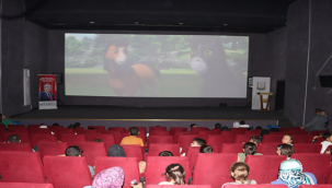 Şanlıurfalı minik çocuklar dijital sinemayı çok sevdi