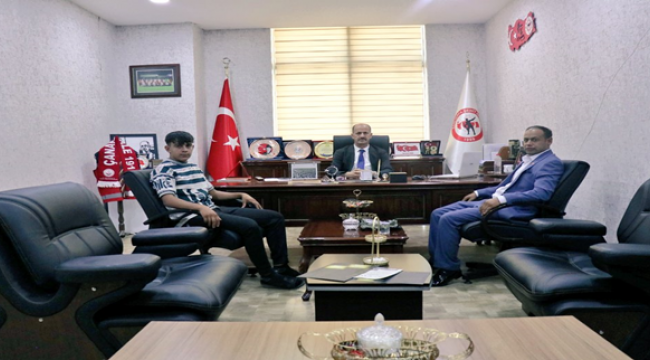 Uyuşturucu İle Mücadeleci Federasyonundan Yavuz'a Plaket 