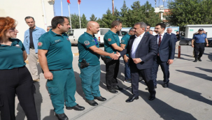 Vali Şıldak, Akçakale gümrük kapısında incelemelerde bulundu