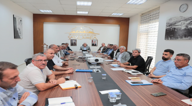 Viranşehir'de yapılan ve yapılacak yatırımlar değerlendirildi