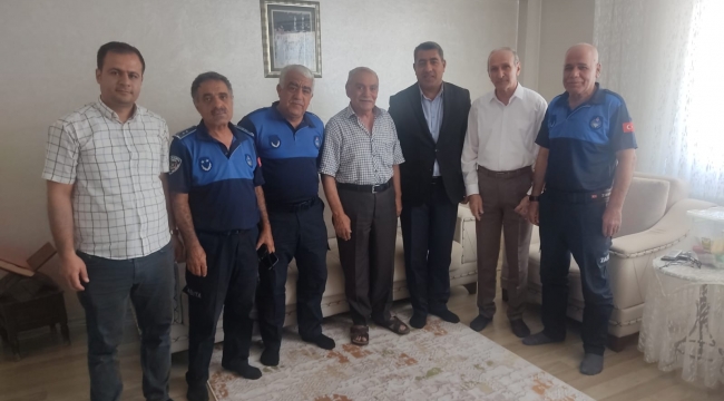 Zabıta Haftasından Emekli Zabıta Müdürlerine Anlamlı Ziyaret.