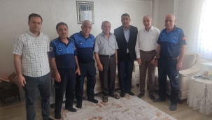 Zabıta Haftasından Emekli Zabıta Müdürlerine Anlamlı Ziyaret.