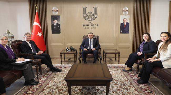 AB Türkiye Delegasyonu Başkanı Landrut'tan Vali Şıldak'a Ziyaret