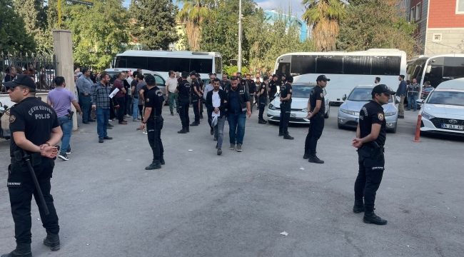 Adliye'ye sevk edilen 18 şüpheli tutuklandı 