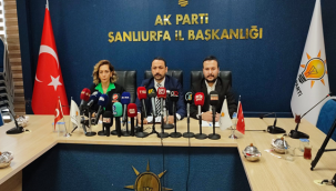 AK Parti Şanlıurfa il Başkanlından İsrail'e kınama