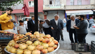 Başkan Beyazgül'den Çarşı pazar esnaf ziyareti
