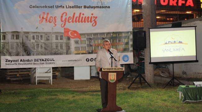 Başkan Beyazgül, Urfa lisesi bir marka bir kültürdür