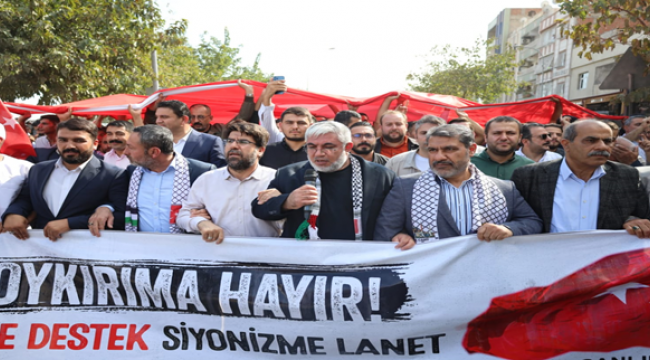 Başkan Delioğlu ve Yönetiminden Gazze'ye Destek Yürüyüşü