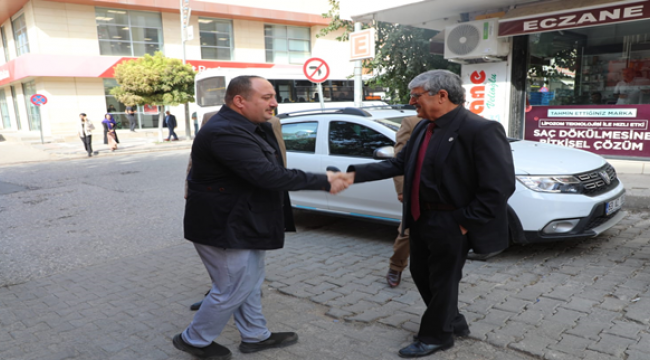 Başkan Ekinci Güne Esnaf Ziyareti İle Başladı