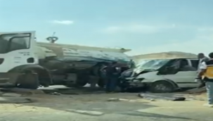 Eyyübiye'de iki araç çarpıştı, 1'i ağır 3 yaralı