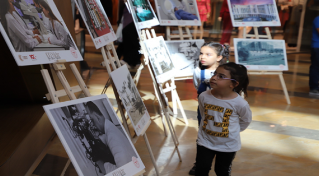 Şanlıurfa'da '100 yıldır Aynı Aşk ve Heyecanla' temalı resim sergisi açıldı