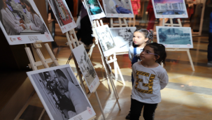 Şanlıurfa'da '100 yıldır Aynı Aşk ve Heyecanla' temalı resim sergisi açıldı