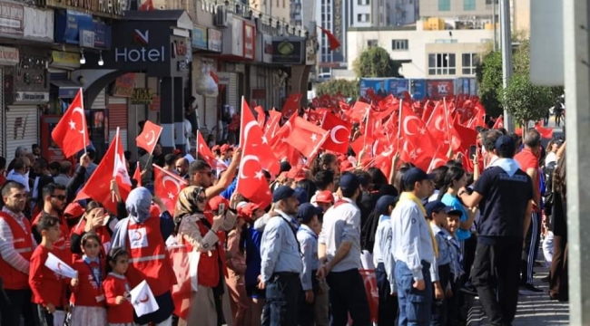 Şanlıurfa'da Cumhuriyetin 100. Yıl coşkusuyla kutlandı 