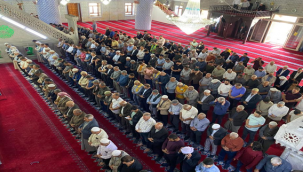 Şanlıurfa'da Filistin'de şehit düşenler için gıyabi cenaze namazı kılındı