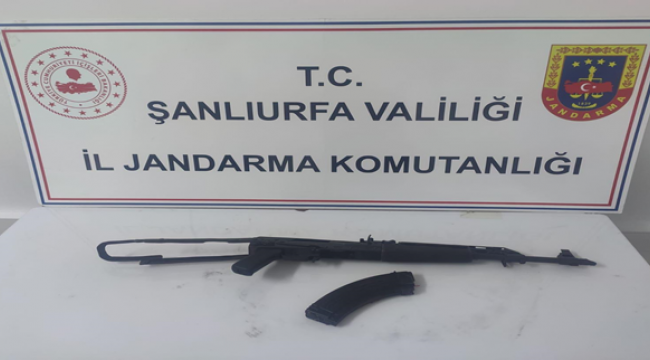 Şanlıurfa'da silah operasyonu!