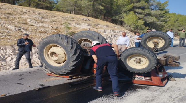Şanlıurfa'da traktör devrildi: 1 ölü