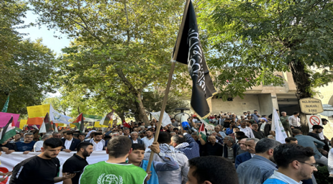 Şanlıurfa'dan Filistin'e destek 