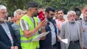 Şanlıurfa'dan Filistin'e destek 