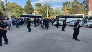 Şanlıurfa merkezli 18 ilde gözaltına alınanlar Adliye'ye sevk edildi