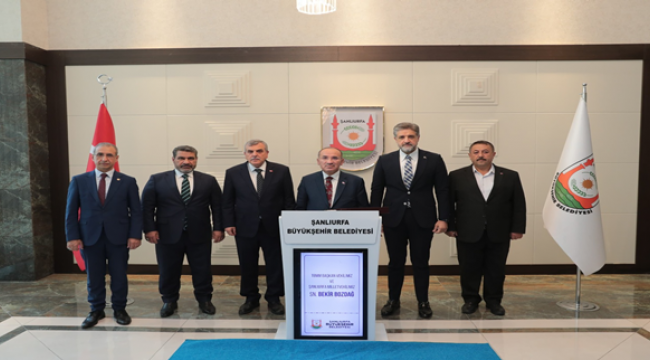 TBMM Başkanvekili Bekir Bozdağ'dan Başkan Beyazgül'e Ziyaret