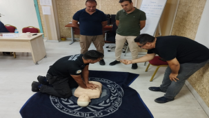 Trafik Polislerine ilkyardım eğitimi verildi