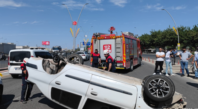 Urfa'da trafik kazası, 1 yaralı