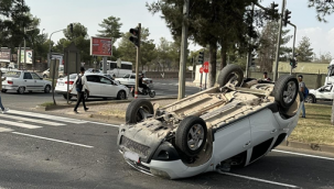 Viranşehir'de yine o kavşak, yine kaza!