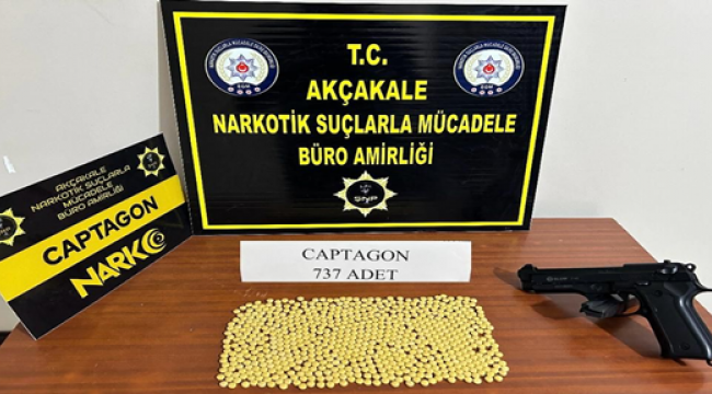 Akçakale'de uyuşturucu operasyonu, 2 gözaltı