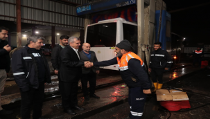 Başkan Beyazgül, Bel-San personelleriyle bir araya geldi