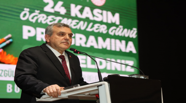 Başkan Beyazgül, "Öğretmenlerimiz eğitim öğretim sisteminin taşıyıcı sütunlarıdır"