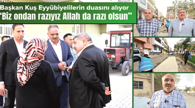 Başkan Kuş Eyyübiyelilerin Duasını Alıyor