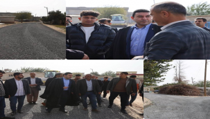 Başkan Özyavuz Aralı'da Devam Eden Asfalt Çalışmalarını İnceledi