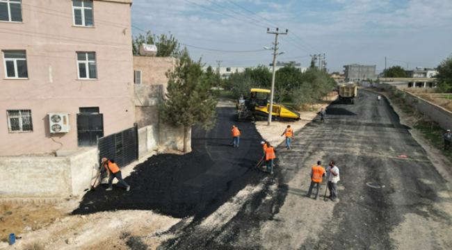 Büyükşehir'den Suruç ilçesinde asfalt çalışması