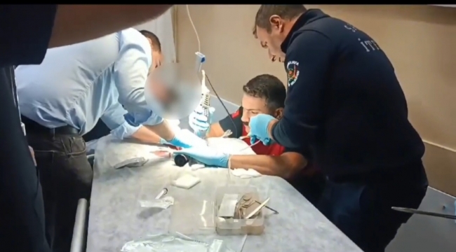 Elini blendere kaptıran kadının imdadına itfaiye yetişti 